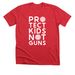 PROTECT KIDS NOT GUNS, a Heather Red Premium Unisex Tee