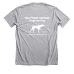 German Engineering Shirts, a Athletic Heather Premium Unisex Tee (back-view)