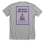 YIP Essentials Collection, a Athletic Heather Premium Unisex Tee (back-view)