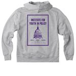 YIP Essentials Collection, a Athletic Heather Premium Heavyweight Pullover Hoodie (back-view)