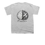 Team Wade Burger, a Sport Grey Youth Unisex Tee (back-view)