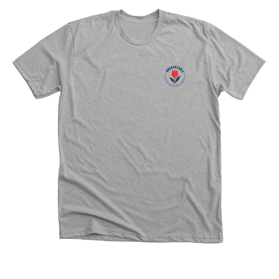Support Jeffrey & Team Unshakeable&nbsp;, a Athletic Heather Premium Unisex Tee