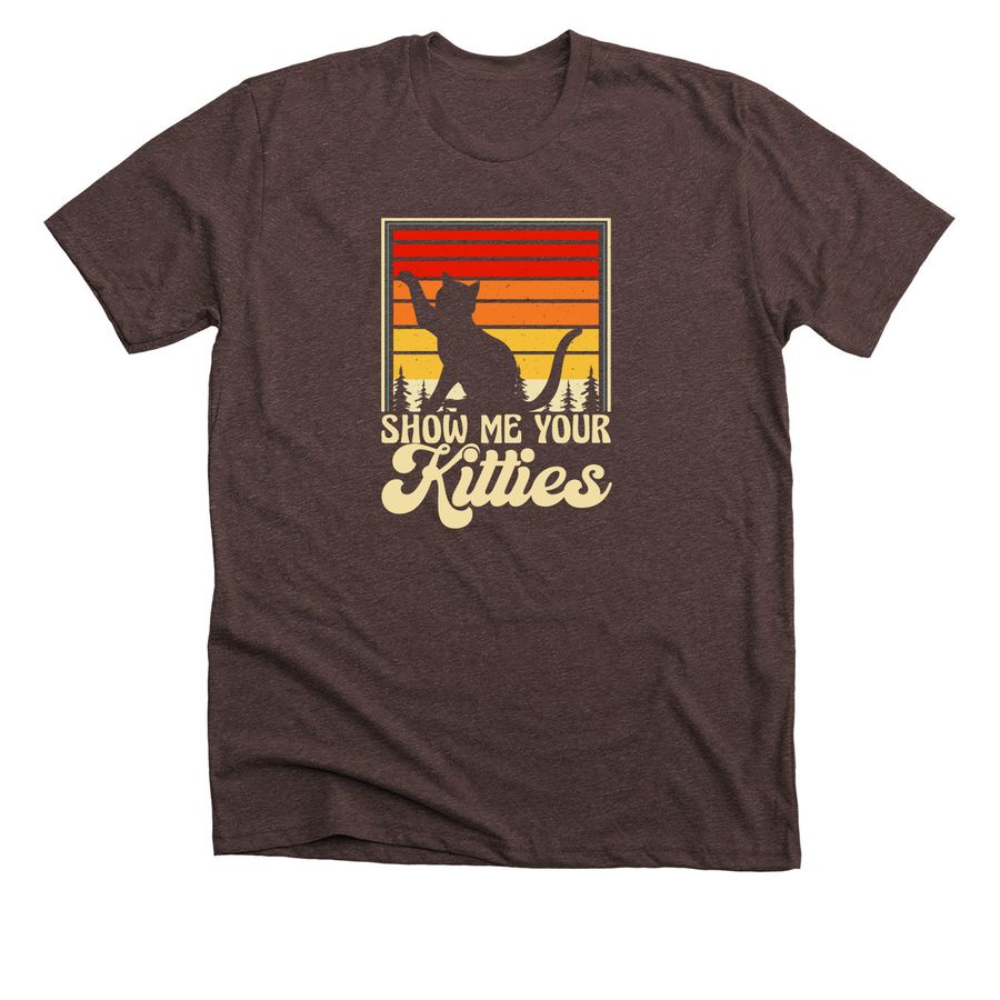 Show Me Your Kitties, a Heather Brown Premium Unisex Tee