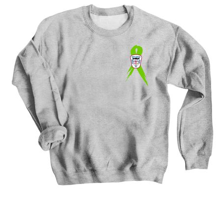 Mental Health Month 2024 - Where To Start, a Sport Grey Crewneck Sweatshirt