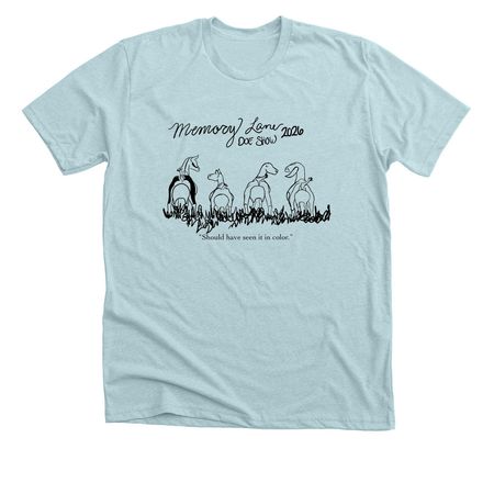 Official Memory Lane Shirt, a Heather Ice Blue Premium Unisex Tee