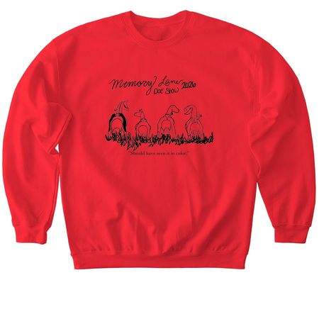 Official Memory Lane Shirt, a Red Softstyle Crewneck Sweatshirt
