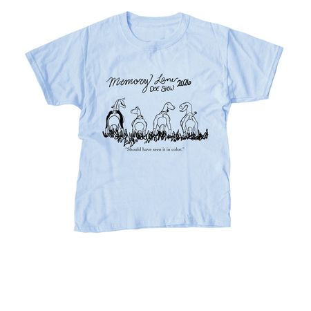 Official Memory Lane Shirt, a Light Blue Youth Unisex Tee