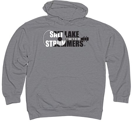 Middle Weight Hoodie&nbsp;, a Gunmetal Heather Midweight Pullover Hoodie