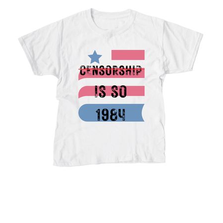 Banned Books Week 2025, a White Youth Unisex Tee