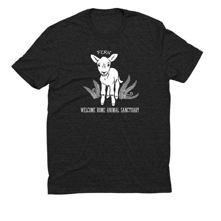 Fern's Fan Club, a Space Black Allmade Eco Triblend Unisex Tee