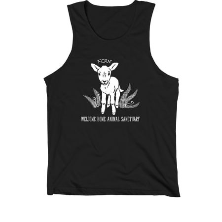 Fern's Fan Club, a Black Premium Cotton Tank