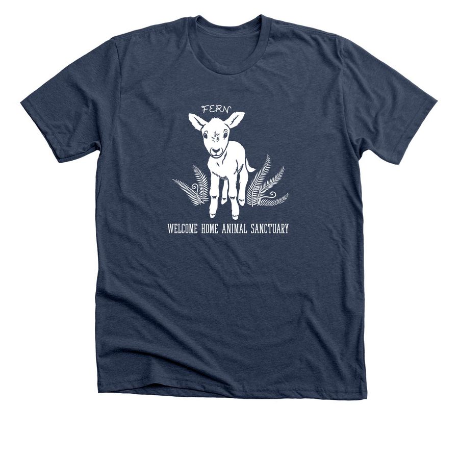 Fern's Fan Club, a Heather Navy Premium Unisex Tee