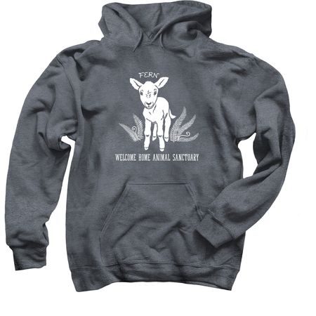 Fern's Fan Club, a Dark Heather Pullover Hoodie