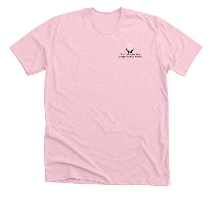 Stand Tall, Stand Proud ? Kinsley?s Design, a Heather Pink Premium Unisex Tee