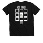 2026 Summer Intensive Shirts (White Logo), a Solid Black Blend Premium V-Neck Tee (back-view)