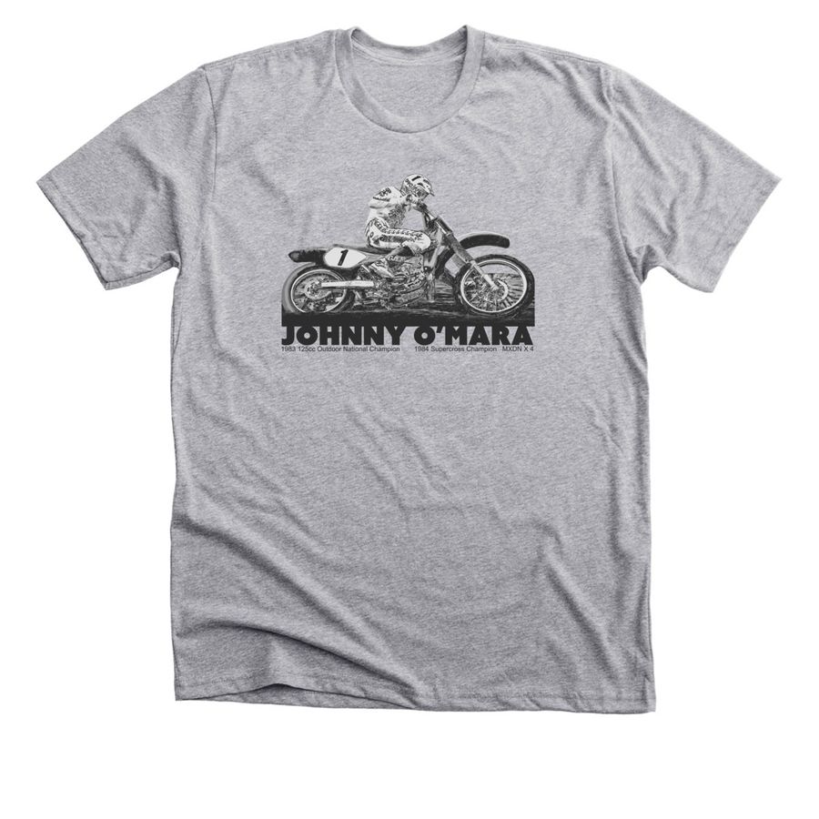 Johnny O'Mara Honda, a Athletic Heather Premium Unisex Tee