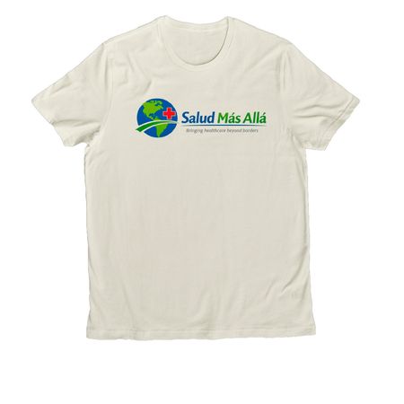 Salud M?s All? Classic Logo Tee, a White Sand Allmade Organic Cotton Unisex Tee