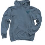 SRD "Fish Splash" Shirts & Sweatshirts, a Indigo Pullover Hoodie (back-view)