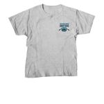 SRD "Fish Splash" Shirts & Sweatshirts, a Sport Grey Youth Unisex Tee (back-view)