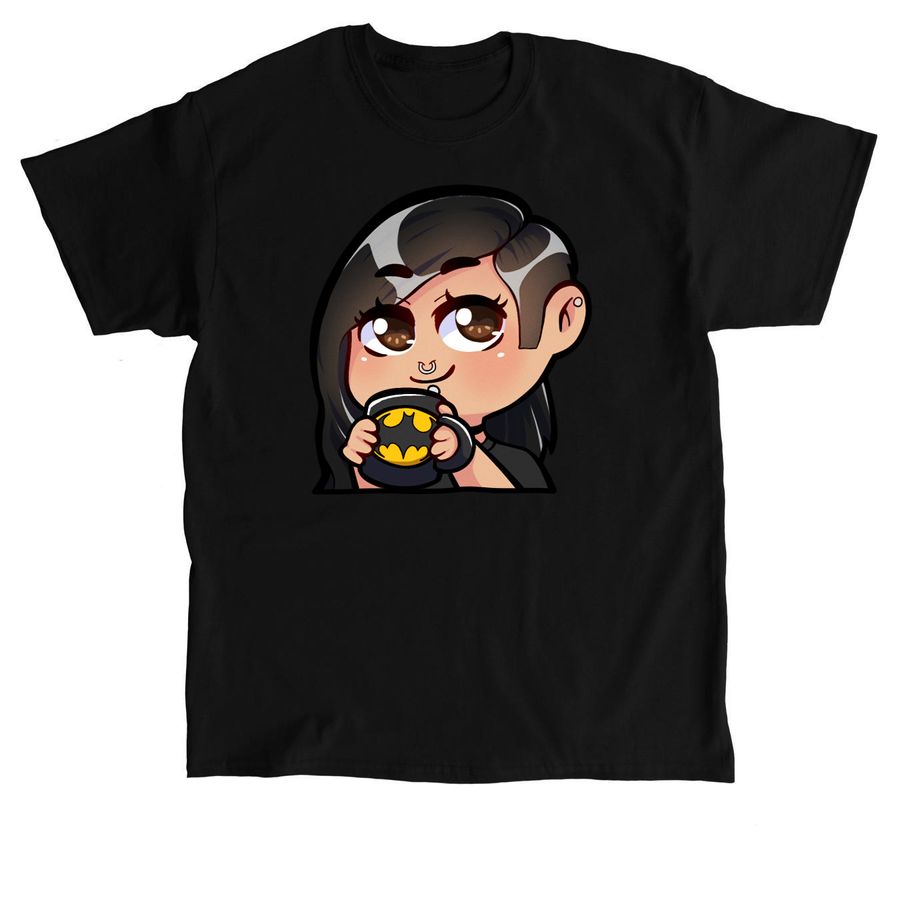Chaos and Caffeine, a Black Classic Unisex Tee