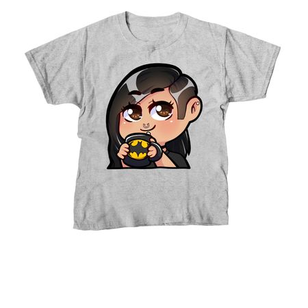 Chaos and Caffeine, a Sport Grey Youth Unisex Tee