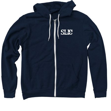 SLIC Zip Up, a Navy Zip Up Hoodie