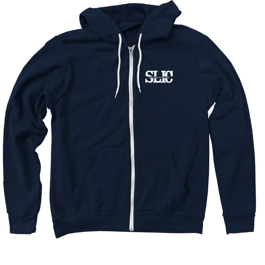 SLIC Zip Up, a Navy Zip Up Hoodie