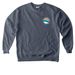 California Wavy 2&nbsp;, a Denim Comfort Colors Crewneck Sweatshirt