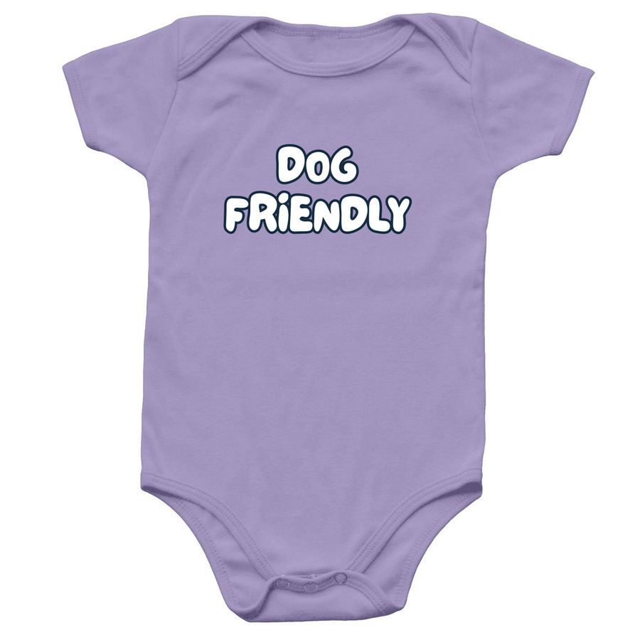 Dog Friendly - Infant, a Lavender Infant Onesie