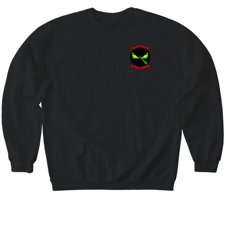 CC 2-24, a Black Softstyle Crewneck Sweatshirt