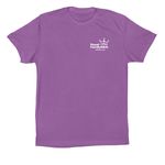 Follow the Shepherd RFK 204, a Royal Purple Premium Cotton Tee (back-view)