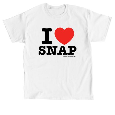 I&nbsp;? SNAP, a White Classic Unisex Tee