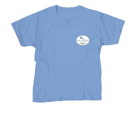 Spruce ledge ROUND 3, a Carolina Blue Youth Unisex Tee