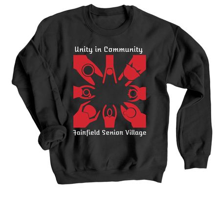 FSV Tee Shirt Sale, a Black Crewneck Sweatshirt