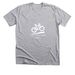 Bike the Eastern Trail, a Athletic Heather Premium Unisex Tee