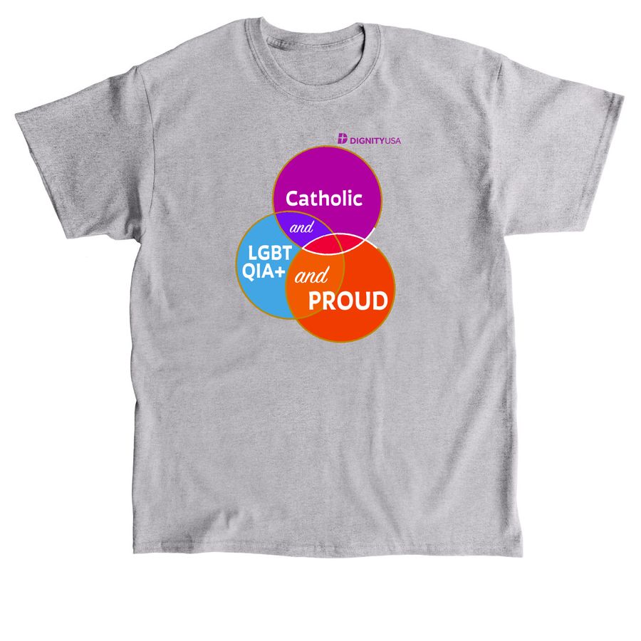 Pride 2026 Stained Glass Design, a Sport Grey Classic Unisex Tee