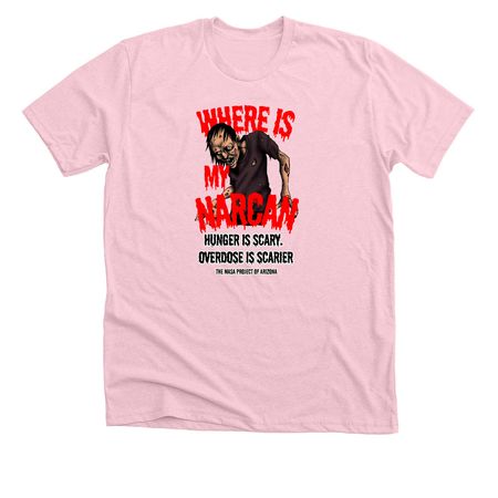 Narcan Awareness&nbsp;, a Heather Pink Premium Unisex Tee