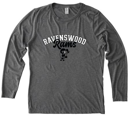 Vintage Vibes, a Aluminum Grey Allmade Eco Triblend Women?s Long Sleeve Tee