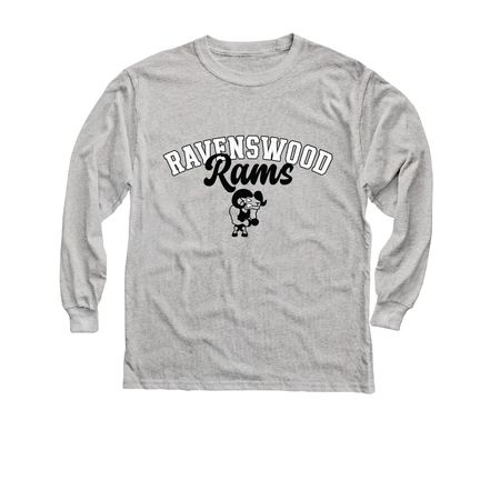 Vintage Vibes, a Sport Grey Youth Long Sleeve Tee
