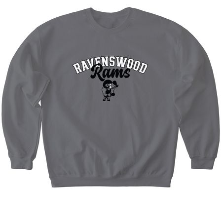 Vintage Vibes, a Charcoal Softstyle Crewneck Sweatshirt
