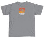 PLAIN LOGO T-SHIRTS AND SWEATSHIRTS, a Granite Comfort Colors Unisex Tee (back-view)