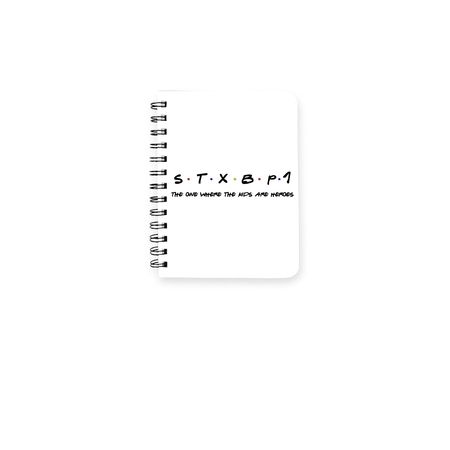 STXBP1 Notebook, a White Spiral Notebook