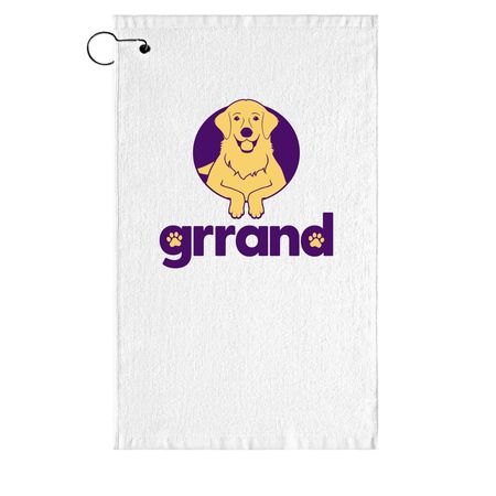 GRRAND&nbsp;Golf Towel, a White Golf Towel