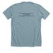 Hold on to Hope, a Heather Blue Lagoon Premium Unisex Tee (back-view)