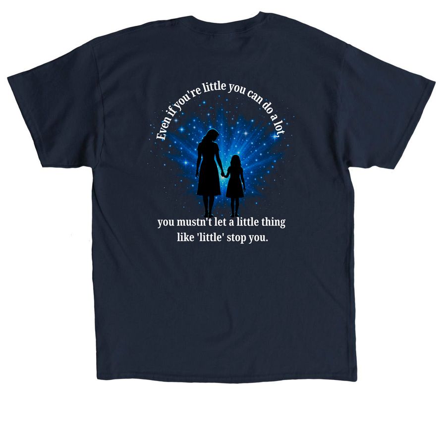 Matilda The Musical Merch, a Navy Classic Unisex Tee (back-view)