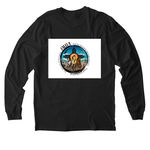 JMHA NM DESIGN TWO, a Deep Black Allmade Organic Cotton Long Sleeve Tee (back-view)