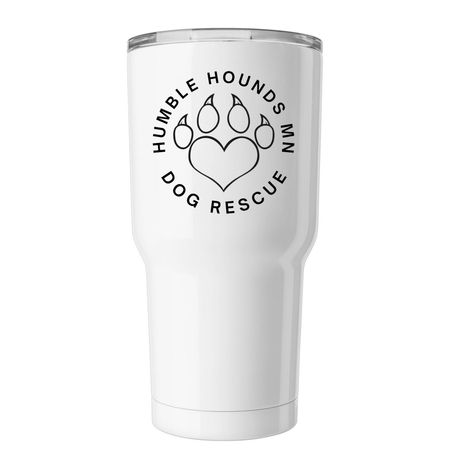 HHMN Travel Tumbler, a White Insulated Tumbler