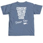 Denim Day 2, a Blue Jean Comfort Colors Unisex Tee (back-view)