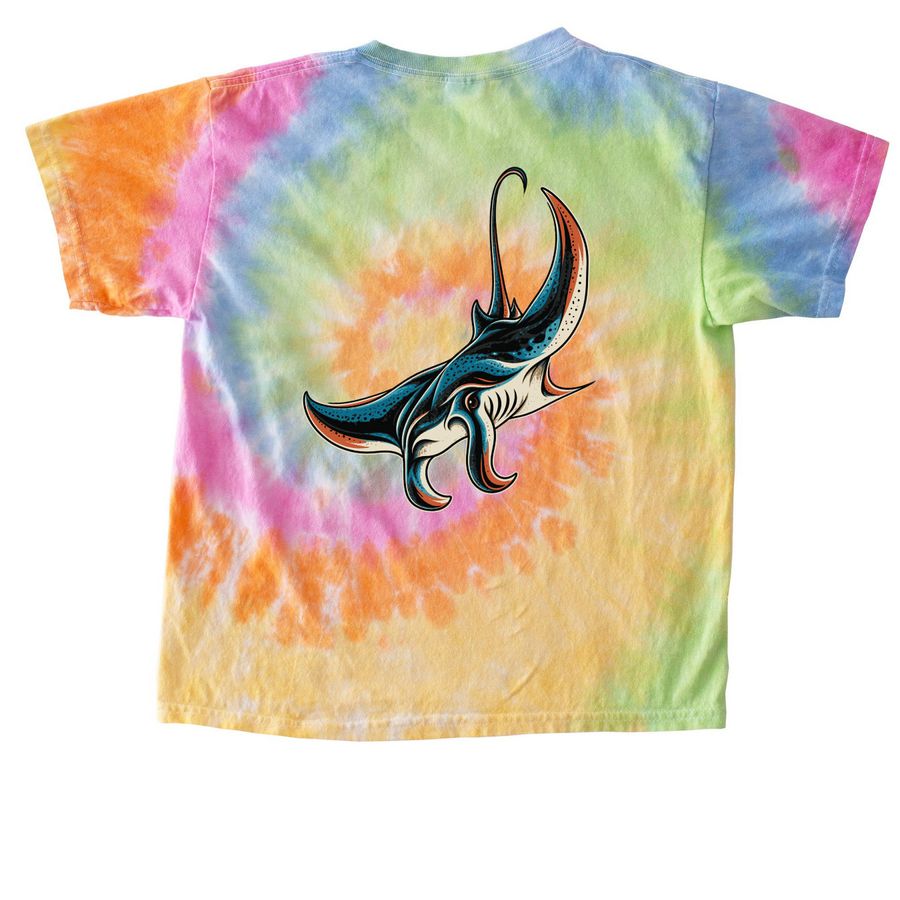 Henleys Manta, a Eternity Youth Tie Dye Tee (back-view)