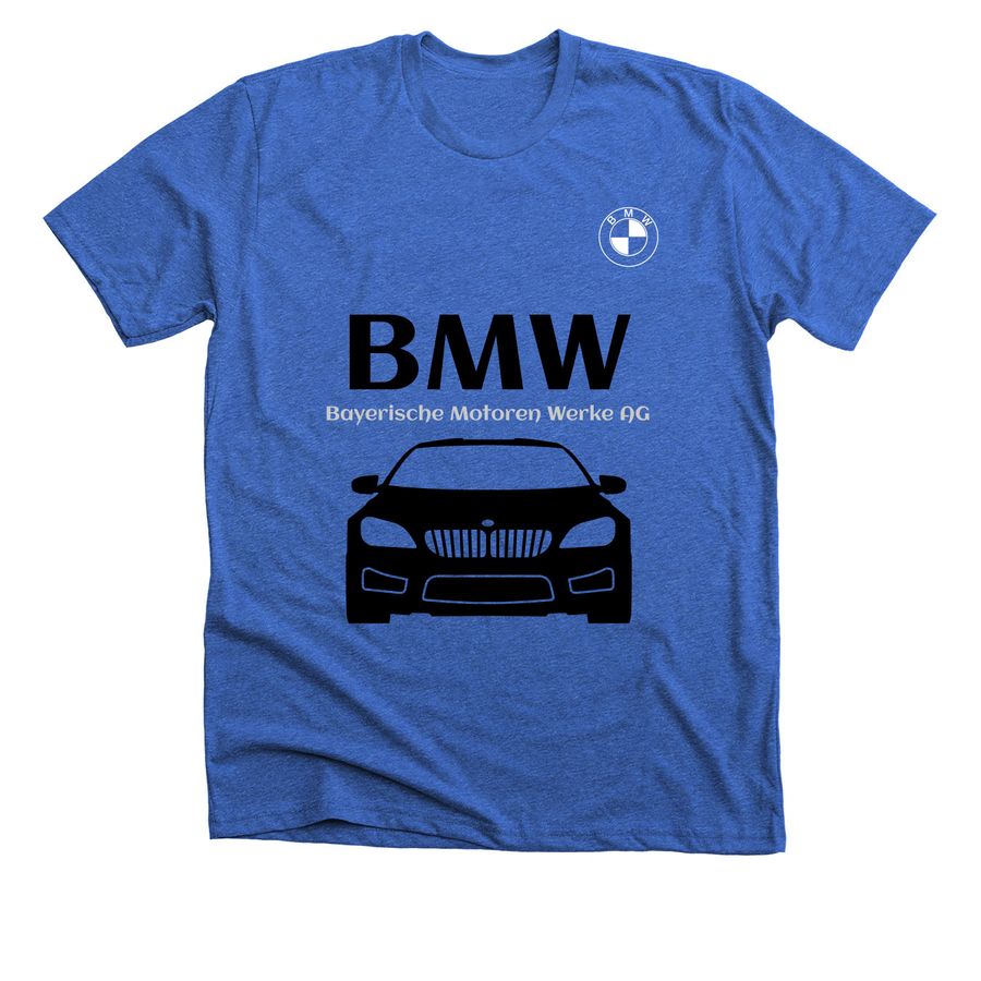 BMW T-shirts, a Heather True Royal Premium Unisex Tee